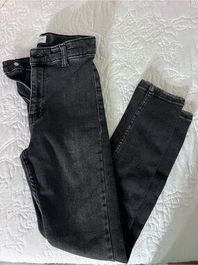 ZARA GIRLS Black High-Rise Skinny Jeans